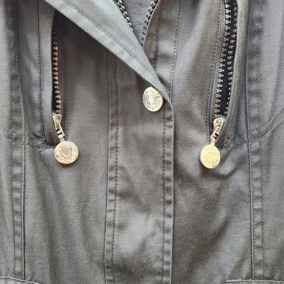 Betsey Johnson Black Utility Jacket for Women Light Weight XS - Picture 4 of 16